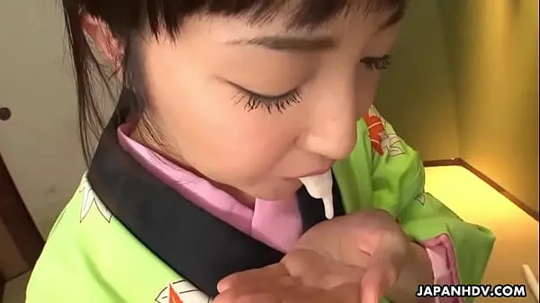 Big Asian bitch in a kimono sucking on his erect prick energy Videos