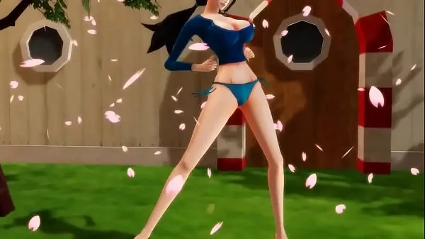 Big MMD One Piece- Nico Robin twerking and dancing energy Videos