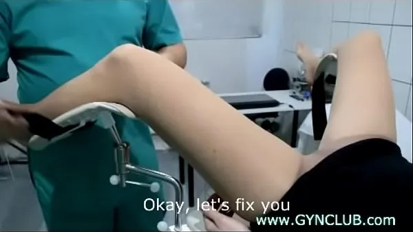 Big New gynecological exam blonde (gyno room energy Videos