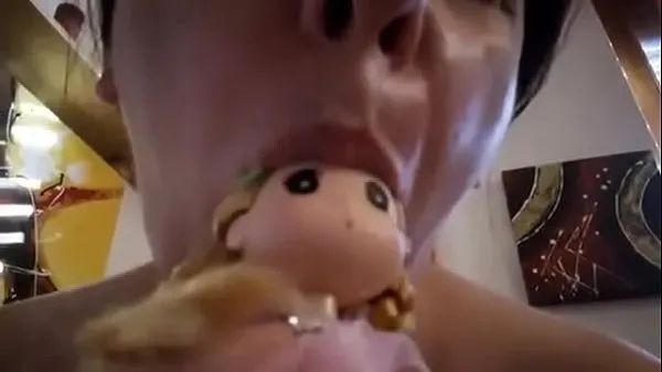 We buy a doll together in a shop and we play it in a very fetish way Video tenaga besar