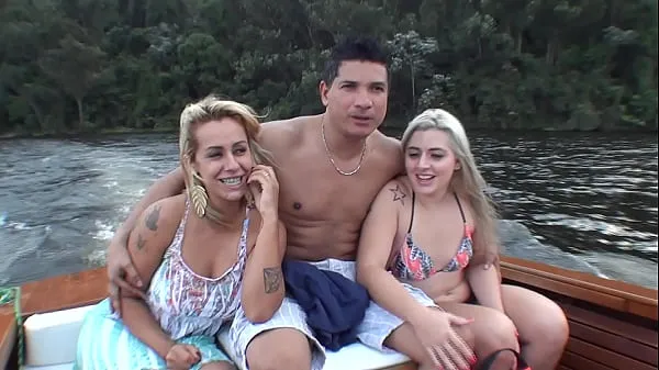 Big The Brazilian pornstar Monica Lima, Ed Junior and Nicole Bittencourt on a boat trip on the Guarapiranga Dam energy Videos
