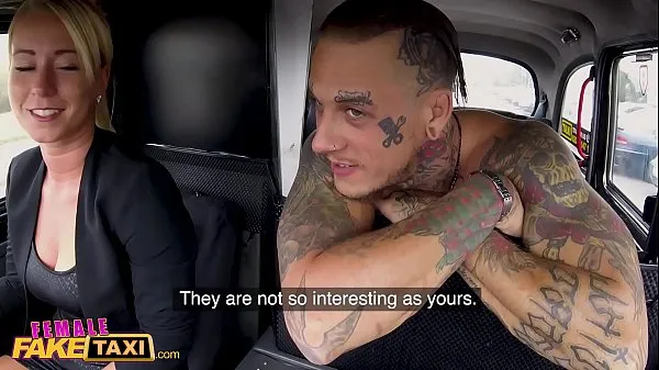 Big Female Fake Taxi Tattooed guy makes sexy blonde horny energy Videos