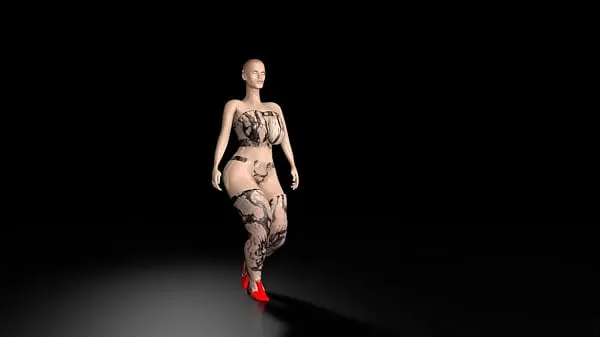 Grandes Big Butt Booty 3D Models vídeos de energía