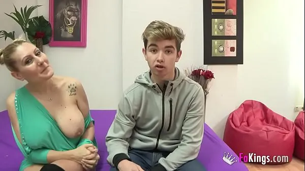Big Nuria and her ENORMOUS BOOBIES fuck a 18yo rookie that "has her son's age energy Videos