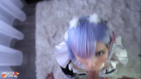 Big Kawaii Maid Gives Deepthroat Boss Dick to Cum In Mouth POV energy Videos