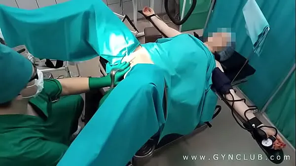 Big Gynecologist having fun with the patient energy Videos