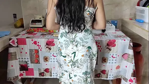 Big My Stepmom Housewife Cooking I Try to Fuck her with my Big Cock - The New Hot Young Wife energy Videos