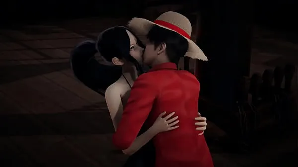 Big Luffy has sex with Nico Robin on his ship energy Videos
