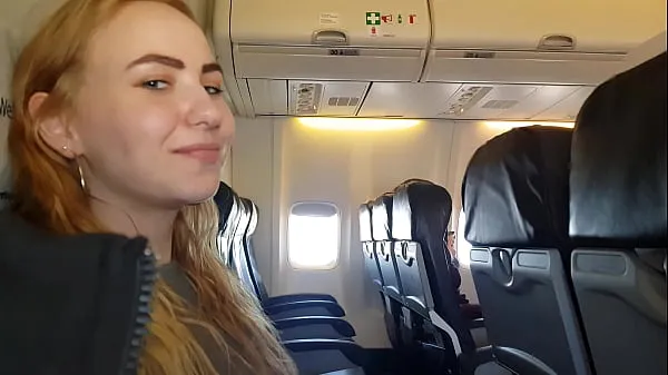 Big Real public whore blue eyes in airplane energy Videos