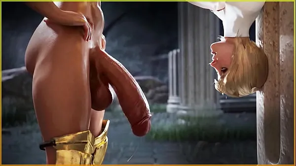 Veliki 3D Animated Futa porn where shemale Milf fucks horny girl in pussy, mouth and ass, sexy futanari VBDNA7L energetski videoposnetki