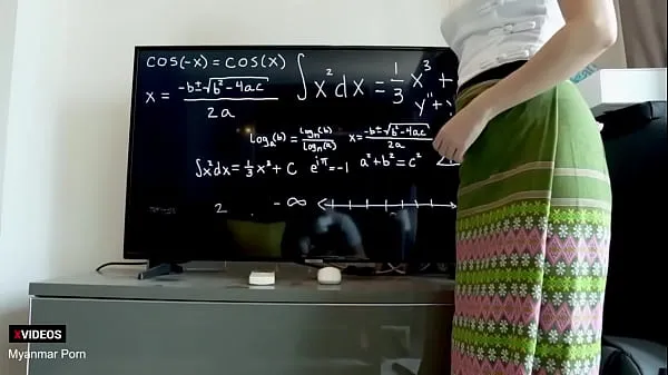 Grandes Professores de matemática de Myanmar adoram sexo hardcore vídeos sobre energia