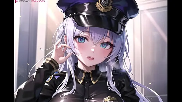 Big Naked Big Tits Police Officer showing off her booty (with pussy masturbation ASMR sound!) Uncensored Hentai energy Videos