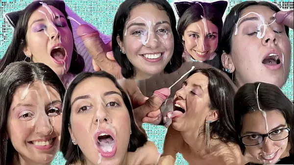 Grandes Huge Cumshot Compilation - Facials - Cum in Mouth - Cum Swallowing vídeos sobre energia