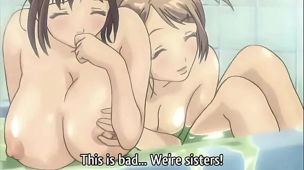 Big step Sisters Taking a Bath Together! Hentai [Subtitled energy Videos