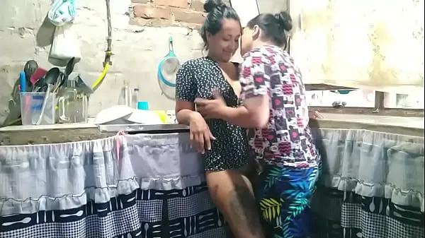 Since my husband is not in town, I call my best friend for wild lesbian sex Video tenaga besar